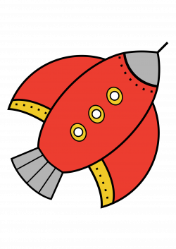 Clipart - Red Rocket 1