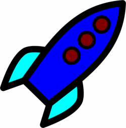 28+ Collection of Blue Rocket Clipart | High quality, free cliparts ...