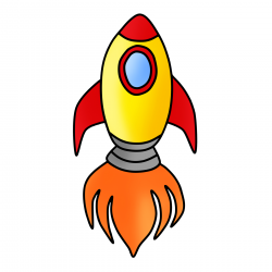 Free Space Rocket Clipart Digital Download | Clipart 4 School