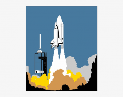 Rocket Pad Clip Art - Space Shuttle Launch Clipart - Free ...