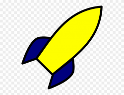 Rocketship Rocket Ship Clipart The - Blue And Yellow Rocket ...