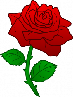 beauty and the beast rose clip art - OurClipart