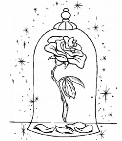 beauty-and-the-beast-rosecoloring.gif (537×619) | Tattoo | Pinterest ...