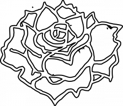 Rose In Full Bloom Clip Art at Clker.com - vector clip art online ...