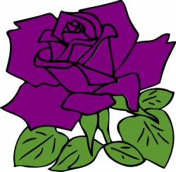 Purple Rose Clip Art at Clker.com - vector clip art online, royalty ...