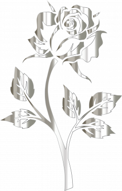 Image - Polished-Silver-Rose-Silhouette-No-Background.png | Animal ...