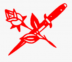 Knife Clipart Rose - Red Aesthetic Tumblr Png #69638 - Free ...