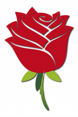 Clipart - Stylized Rose