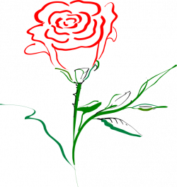 Red Rose Silhouette at GetDrawings.com | Free for personal use Red ...