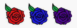 Blue Rose Clipart Valentine Rose - Rose Top View Cartoon ...