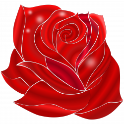 Clipart - Rosa Rossa