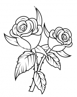 Pink tea rose clipart - Clip Art Library