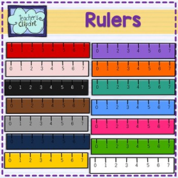 Ruler clip art classroom supplies