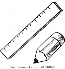 Ruler Clipart #1348040 - Illustration by Vector Tradition SM