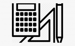 Calculator Clipart Math Tool - Math Ruler Black And White ...