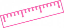 Hot Pink Ruler Clip Art at Clker.com - vector clip art ...
