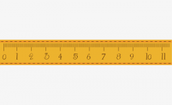Hand Drawn Yellow Ruler Scale, Ruler Cli #64032 - PNG Images ...