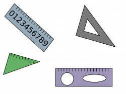 Clipart - Tile with rulers