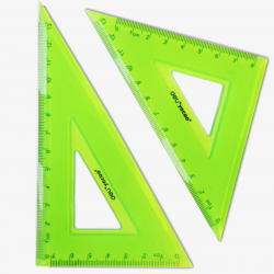 Two Green Triangle Ruler, Triangle Clipa #94940 - PNG Images ...