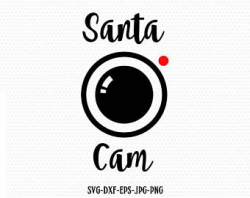 Santa cam svg | Etsy