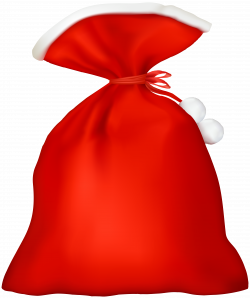 Santa Claus Bag Clip art - Red Santa Bag Transparent PNG Clip Art ...
