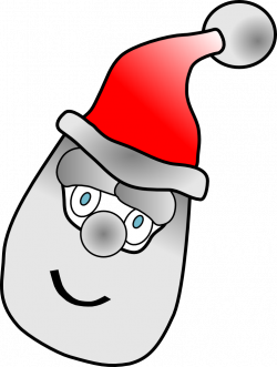 Father Christmas #Santa face with hat free #clipart | 1920's & faces ...