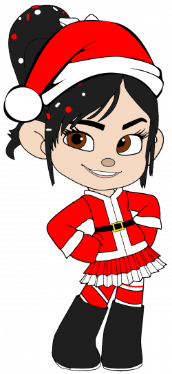 Image - Vanellope as Mrs Claus with Santa Hat 3.png | Fan Fiction ...