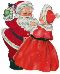Santa & Mrs. Claus | CHRISTmas' Past | Pinterest | Santa, Vintage ...