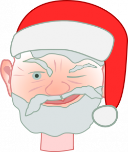 Santa Winking 1 Clipart | i2Clipart - Royalty Free Public Domain Clipart