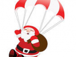 Santa Clipart parachute 3 - 170 X 170 Free Clip Art stock ...