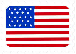 USA Flag Postage Stamp PNG Clip Art Image | Gallery Yopriceville ...