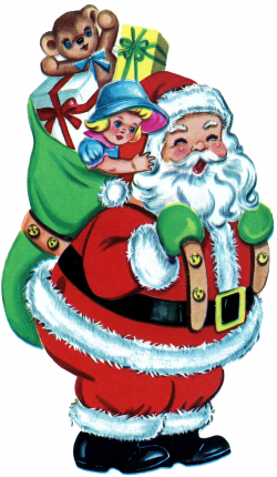 9 Free Vintage Clip Art - Santa, Santa, Santa! - The ...