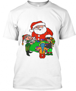 Santa Elves Clipart T-Shirt