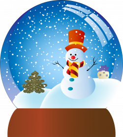 Santa Claus Christmas tree Snowball Snowman - Crystal ball snowman ...