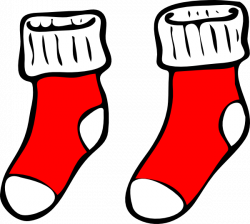 Red Socks Clip Art at Clker.com - vector clip art online, royalty ...