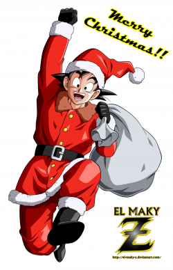Santa Goku - Merry Christmas!! by el-maky-z.deviantart.com on ...