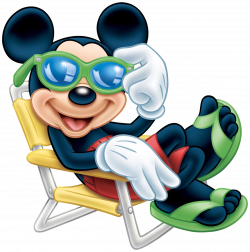 Mickey Mouse with Sunglasses Transparent PNG Clip Art Image ...