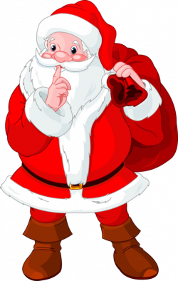 28+ Collection of Santa Shhh Clipart | High quality, free cliparts ...