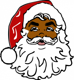 Black Santa Claus Clipart