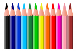 Crayon clip art for school image - WikiClipArt