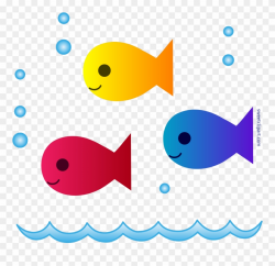 Cute School Fish Clipart - Fish Swimming Clip Art - Png ...
