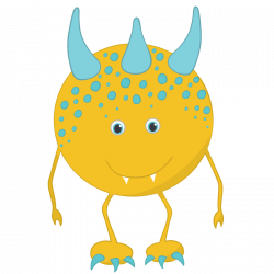 cute monster clipart - HubPicture