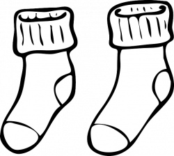 28+ Collection of Pair Of Socks Clipart Black And White | High ...