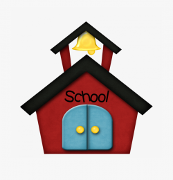 Coloring Pages Clip Art School House Schoolhouse Clipart ...