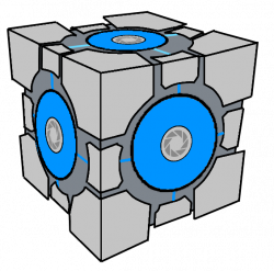 Aperture Science Weighted Storage Cube (Portal 2) by Pseudospeed on ...