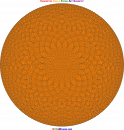 Clipart - Concentric Circle Symmetry 6