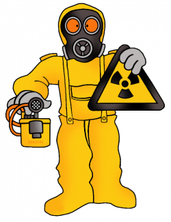 Science Clip Art by Phillip Martin, Radiation Suit