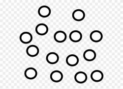 Particle Clipart Science - Gas Particles Black And White ...