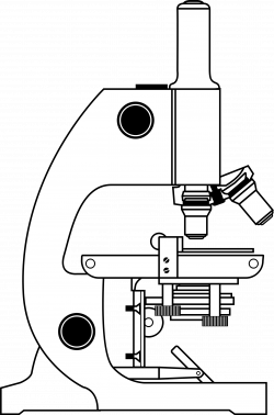 Clipart - microscope with labels