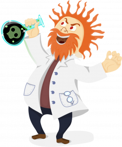 Clipart - Mad Scientist